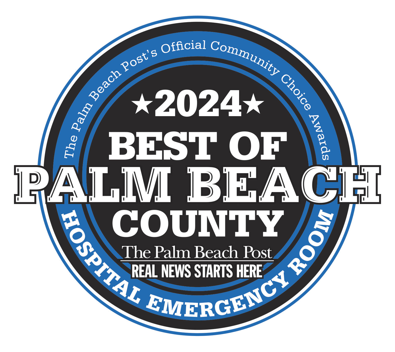 best of palm beach county award badge